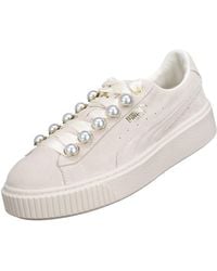 puma platform bling pearl sneakers