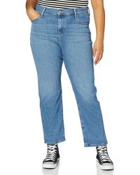 Levi's 724 High Rise Straight Jeans Rio Frost in Blue | Lyst UK