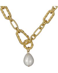 Ted Baker - Timora Twisted Pearl Pendant Necklace For - Lyst