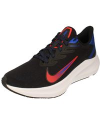 Nike Lace Zoom Winflo 4 Shield Sneakers in Black for Men | Lyst UK