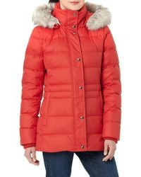 Tommy Hilfiger - Tyra Down Jkt With Fur Down Jacket - Lyst