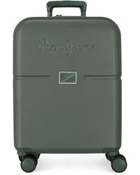 Pepe Jeans - Accent Medium Koffer Grün 48x70x28 cm Starres ABS Integrierter TSA-Verschluss 79L 4,32 kg 4 Doppelrollen - Lyst