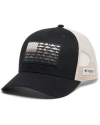 Columbia - Pfg Fish Flag Mesh Snap Back Hat - Lyst