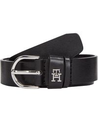 Tommy Hilfiger - Gürtel Essential Effortless 2,5 cm Ledergürtel - Lyst