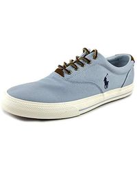 Blue In Lauren Jermain Lyst Men Ralph Sneaker For Polo Calfskin fIyv6Ybg7
