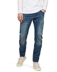 G-Star RAW - Arc 3d Slim Jeans,worker Blue Faded,29w / 34l - Lyst