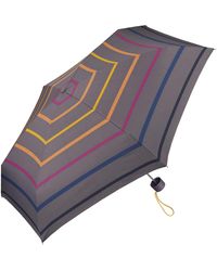Esprit - Gestreepte Paraplu In Handtasformaat - Lyst