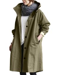 Superdry - Lalaluka Coat Medium Length Casual Wind Jacket Women's Temperament Waist Long Sleeve Jacket Sweat Jacket Winter Jackets Outdoor - Lyst