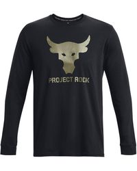 Under Armour - S Project R Brahma Long Sleeve T-shirt Black L - Lyst
