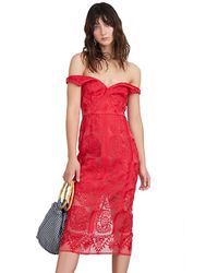 finders keepers midnight midi dress