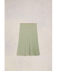 Ami Paris - Midi Skirt With Elasticated Waist - Lyst