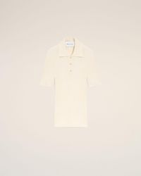 Ami Paris - Knit Short Sleeves Polo - Lyst
