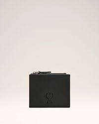 Ami Paris - Voulez-Vous Cowhide Leather Folded Wallet - Lyst