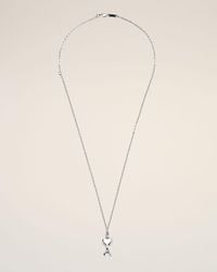 Ami Paris - Brass Necklace With Hammered Ami De Coeur - Lyst