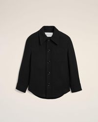 Ami Paris - Wool Button-Down Jacket - Lyst