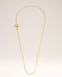 Ami Paris - Brass Chain Necklace With Ami De Coeur - Lyst