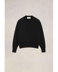 Ami Paris - Ami De Coeur Embroidery Crewneck Sweater - Lyst