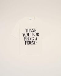 Ami Paris - Cotton Thank You For Being A Friend Print T-Shirt - Lyst