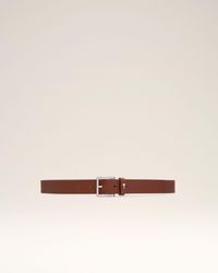 Ami Paris - Cowhide Leather Paris Paris Belt - Lyst