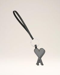 Ami Paris - Leather Ami De Coeur Keyring - Lyst