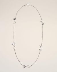 Ami Paris - Brass Necklace With Hammered Ami De Coeur - Lyst
