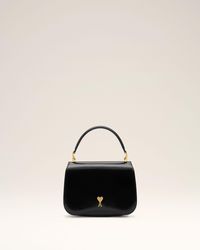 Ami Paris - Cow Leather Top Handle Paris Paris Bag - Lyst