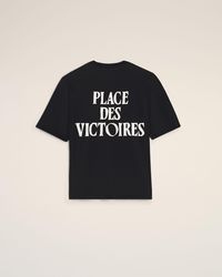 Ami Paris - Printed Cotton "Place Des Victoires" T-Shirt - Lyst
