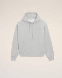 Ami Paris - Cotton Embossed Ami De Coeur Hoodie - Lyst