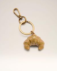 Ami Paris - Metal Ami De Coeur Croissant Keyring - Lyst