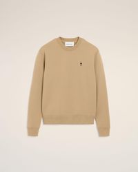 Ami Paris - Cotton Sweatshirt With Ami De Coeur - Lyst