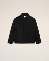 Ami Paris - Taffetas Padded Ami De Coeur Overshirt - Lyst