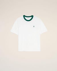 Ami Paris - T-Shirt Ami De Coeur En Coton - Lyst