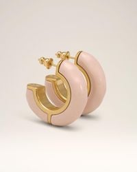Ami Paris - Brass Hammered Lacquered Earrings - Lyst