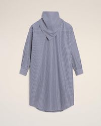 Ami Paris - Bandana-Midikleid Aus Baumwolle - Lyst