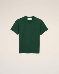 Ami Paris - Cotton T-Shirt With Ami De Coeur - Lyst