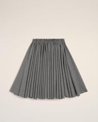 Ami Paris - Wool Midi Corolla Skirt - Lyst