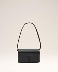Ami Paris - Cowhide Leather Voulez-Vous Wallet On Strap - Lyst