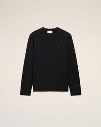 Ami Paris - Ami De Coeur Long-Sleeve T-Shirt - Lyst