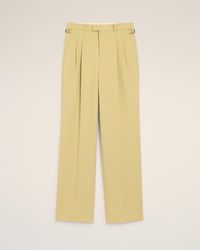 Ami Paris - Wool Tabs Wide Trousers - Lyst
