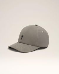 Ami Paris - Cotton Ami De Coeur Embroidery Cap - Lyst