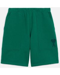 AMI Ami De Coeur Track Shorts - Green