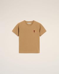 Ami Paris - Cotton Ami De Coeur T-Shirt - Lyst