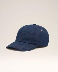 Ami Paris - Denim Side Patch Cap - Lyst