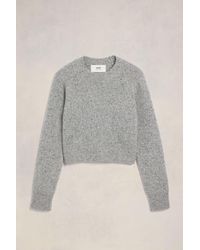 Ami Paris - Ami Embroidery Crewneck Sweater - Lyst