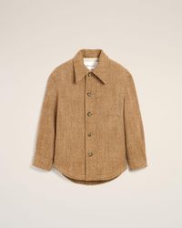 Ami Paris - Wool Button-Down Jacket - Lyst