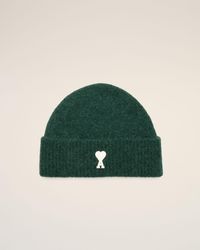 Ami Paris - Alpaca Beanie With Ami De Coeur - Lyst