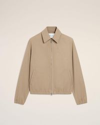 Ami Paris - Cotton Ami De Cœur Zipped Jacket - Lyst