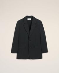 Ami Paris - Wool Loose Double Breasted Jacket - Lyst