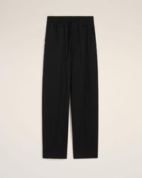 Ami Paris - Elasticated-Waist Wool Trousers - Lyst