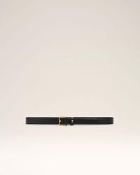 Ami Paris - Cowhide Leather Paris Paris 25 Mm Belt - Lyst